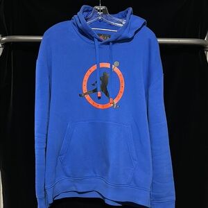 Jordan Flight MVP Graphic Fleece Pullover Blue Men’s Hoodie - FB7050-480